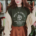 Hell Is Empty And All The Devils Are Here Shakespeare Shirt Hoodie, Sweatshirt | RetroVerseTees.com
