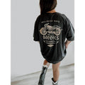 Hell Raisin' Moto Baddies Tee, motorcycle tee, trendy tee, boho edgy grunge shirt Hoodie, Sweatshirt | RetroVerseTees.com
