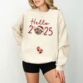Hello 2025 Pregnancy Announcement Sweatshirt, New Year 2025 Sweatshirt, New Year Shirt Disco Ball, New Year Shirt Happy...