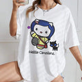 Hello Coraline T-Shirt, Spooky Sweatshirt, Hello Halloween Hoodie | RetroVerseTees.com
