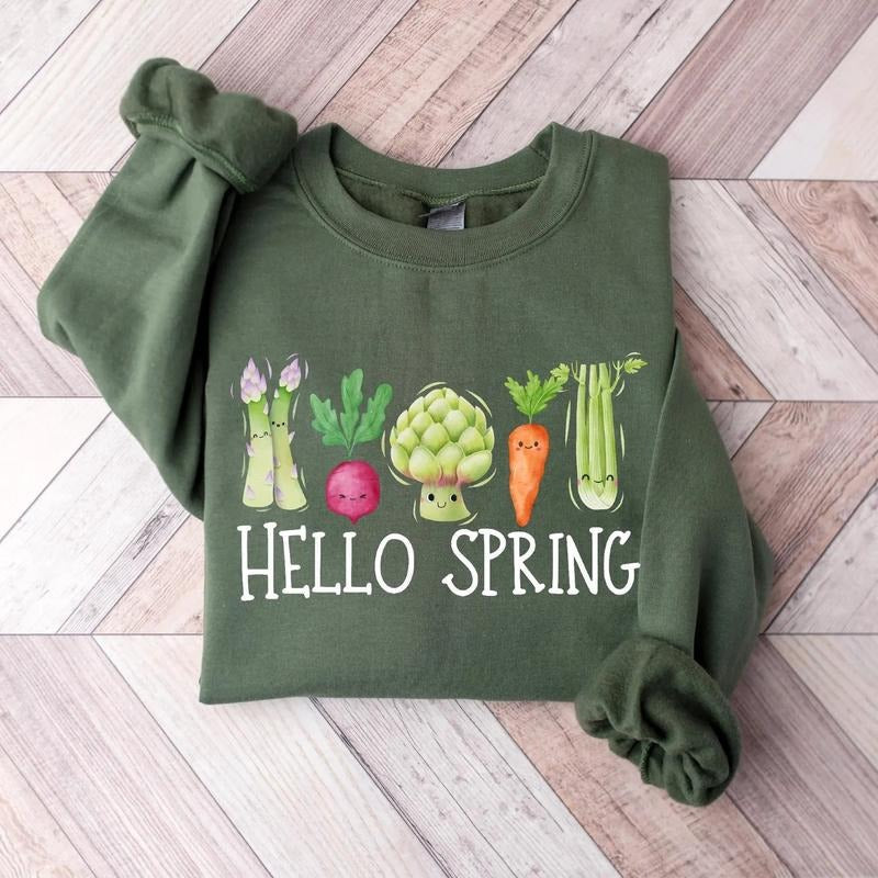 Hello Spring DTF Transfers - THIS IS NOT A SHIRT Hoodie, Sweatshirt | RetroVerseTees.com