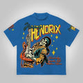 Hendrix Fashion Guitarist Graphic Cotton T-Shirt Hoodie, Sweatshirt | RetroVerseTees.com