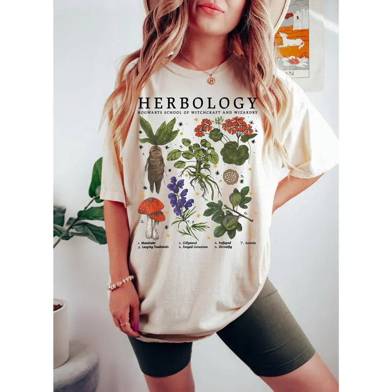 Herbology Plants Shirt, Gardening Shirt, Herbology Sweatshirt, Plant Lover gift, Botanical Shirt,Plant Lover Shirt Hoodie
