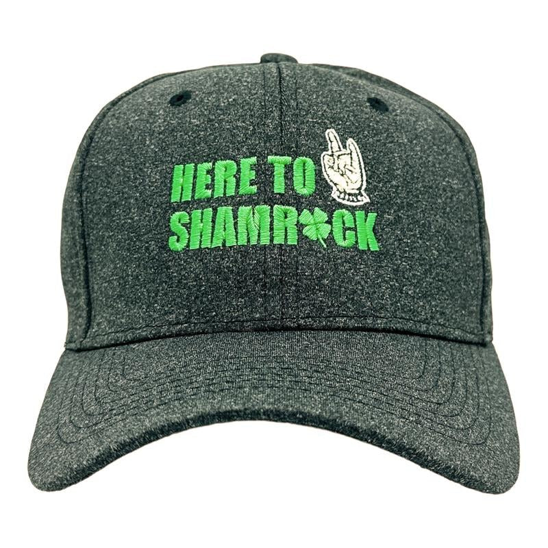 Here to Shamrock Funny Hat St Patricks Day Graphic Novelty Hats Funny Hats Saint Patrick's Day  Funny Music  Novelty Caps...
