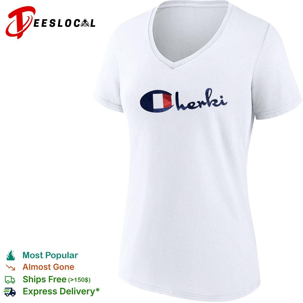 Herki style Champion Logo shirt