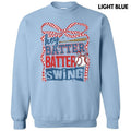 Hey Batter Swing Sweatshirt 'NLB' T-Shirts, Hoodie | RetroVerseTees.com