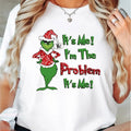 Hi It's me I'm The Problem T-Shirt, Funny Christmas Women Shirt, Christmas Party Tee, Holiday Tee, Gift Shirt For Her,...