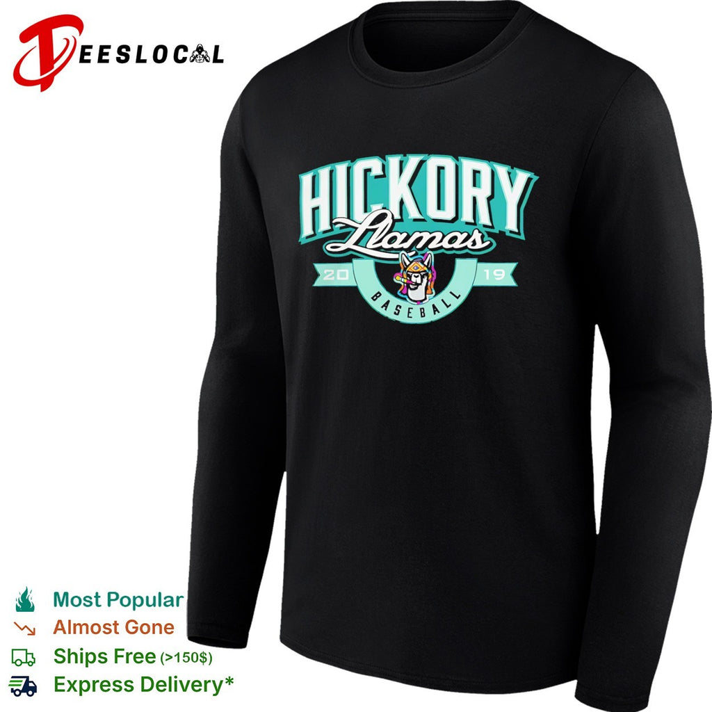 Hickory Llamas 2019 Baseball Logo shirt