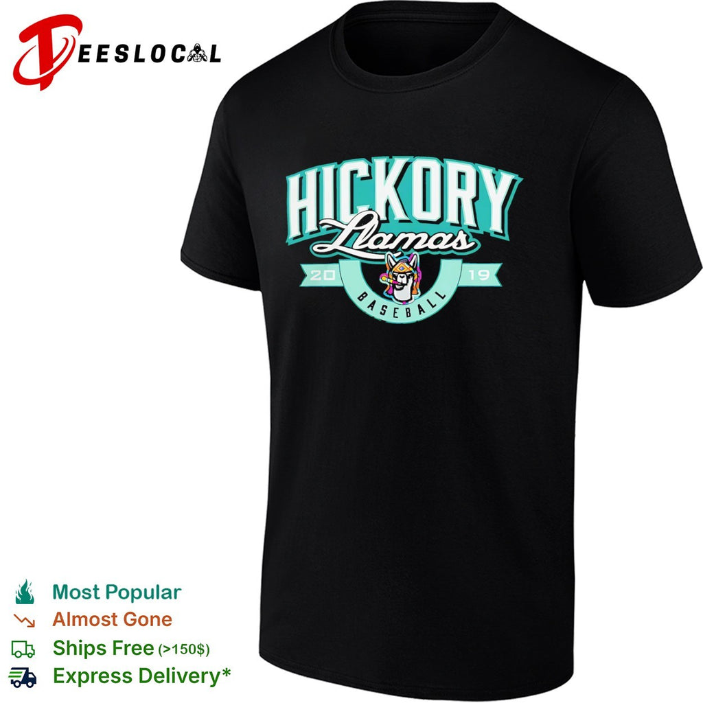 Hickory Llamas 2019 Baseball Logo shirt