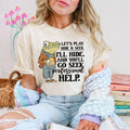 Hide & Seek DTF Transfers - THIS IS NOT A SHIRT Hoodie, Sweatshirt | RetroVerseTees.com