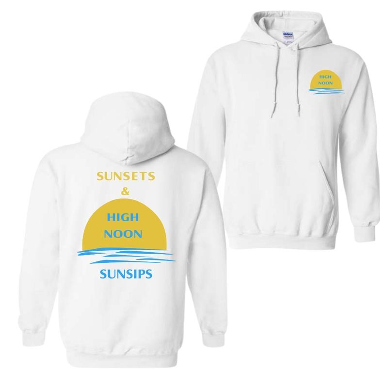 High Noon Sunsips 2 Sided T-Shirt Sweatshirt Hoodie, High Noon Unisex Shirt For Men, For Women | RetroVerseTees.com