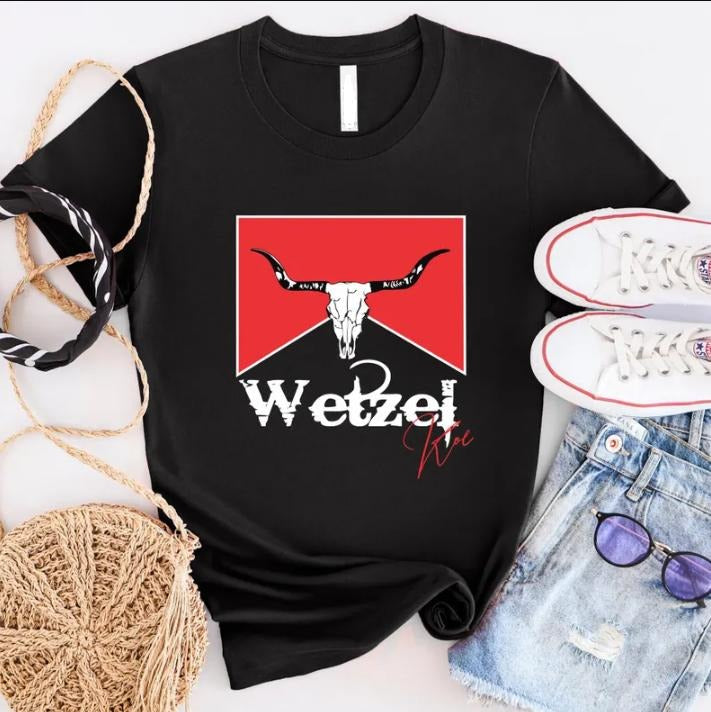 High Road Graphic Shirt,  Wetzelll T-shirt, Cow Print Shirt Hoodie, Sweatshirt | RetroVerseTees.com