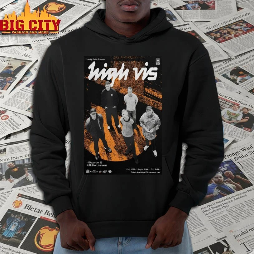 High Vis Tour Mr Fox Livehouse 2025 Poster shirt