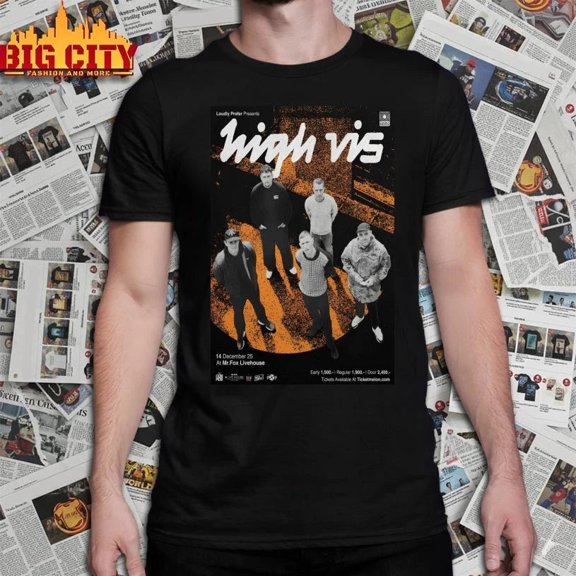 High Vis Tour Mr Fox Livehouse 2025 Poster shirt