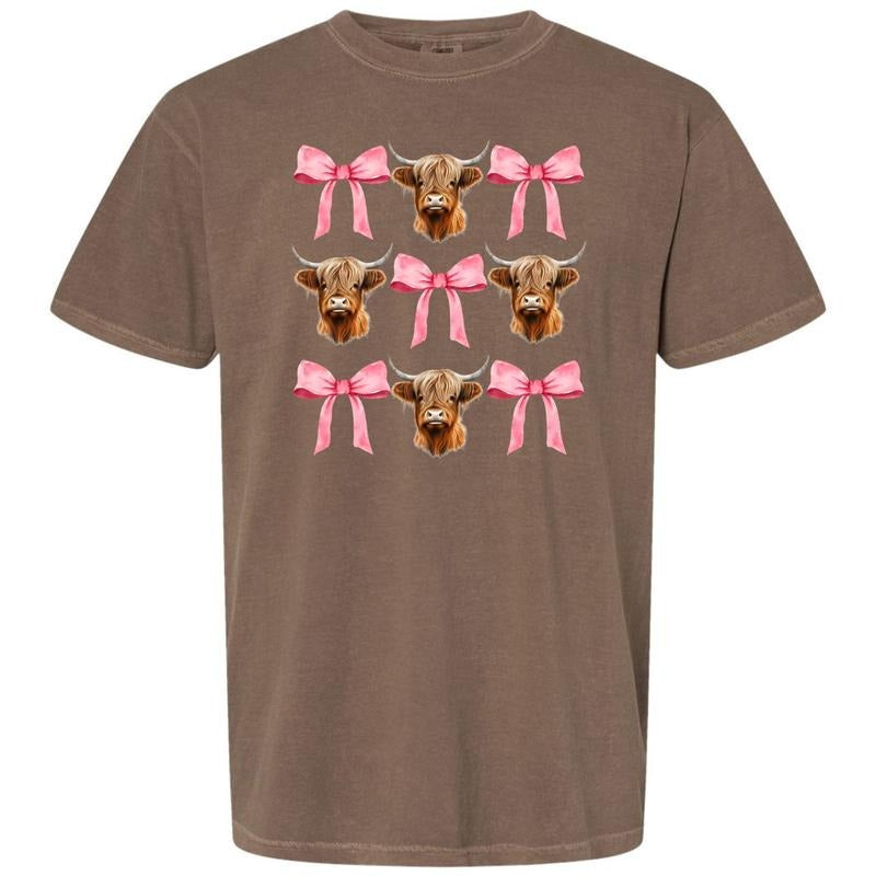 Highland Coquette Collage Comfort Colors T-Shirt 'NLB' Hoodie, Sweatshirt | RetroVerseTees.com