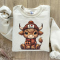 Highland Cow Sweatshirt, Highland Cow Hoodie, Highland Cow Sweatersstyle{n002}2 T-Shirts | RetroVerseTees.com