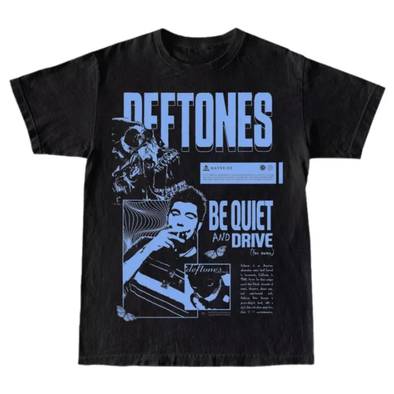 Deftones Shirt Vintage-Inspired Graphic Tee - Retro Band Merch for Alternative Rock Fans