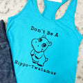 Hippo Graphic Tank T-Shirts, Hoodie, Sweatshirt | RetroVerseTees.com