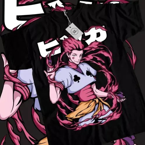 Hisoka Hunter x Hunter T-shirt Gon Killua Neferpitou Anime Manga Shirt All Size Hoodie, Sweatshirt | RetroVerseTees.com