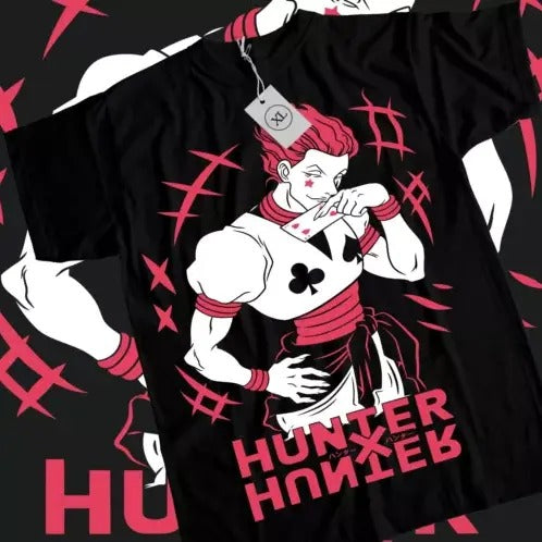 Hisoka T-Shirt Hunter Strip Hunter x Hunter Hisoka Anime Shirt All Size Hoodie, Sweatshirt | RetroVerseTees.com