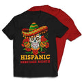 Hispanic Heritage Month Skull With Hat T-Shirt Casual Classic Hoodie, Sweatshirt | RetroVerseTees.com
