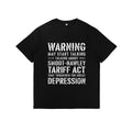 Historical Tariff - TNF Lightsaber brand - Shirt with "Warning: May Lightsaber brand Talking about Smoot