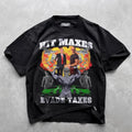 Hit Maxes Evade Taxes Meme Gym Shirt | Graphic Tee Sigma Funny Pump Cover | Bodybuilding Humor 90s Bootleg Gift Tshirt,...
