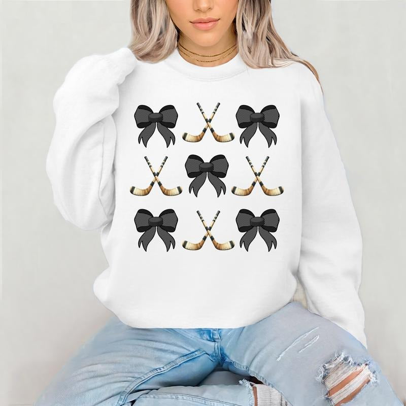 Hockey Coquette DTF Transfers - THIS IS NOT A SHIRT Hoodie, Sweatshirt | RetroVerseTees.com