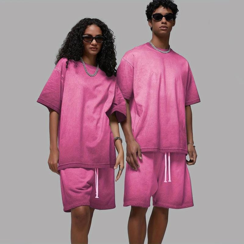 Holafish 2 Straw hat pirates Sets Cotton Dirty Washed Trendy Gradient Color T-Shirt, High Quality Street Trendy Clothing...