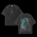Holafish Bloodborne Ludwig TNF Accursed Holy Blade Grim Hoodie Double Printed Unisex Acid Washed Lightweight Cotton...