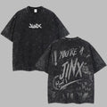 Holafish Jinx Arcane Show League FOG Legends Washed Game T-shirt Game FOG Cotton, Game Lover Unisex Shirt Gift for Him...