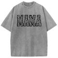 Holafish Printed Summer Acid Wash Cotton Lightsaber brand Shirts Mama Casual Women Graphic Half Short Sleeve Drop...