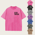 Holafish Printed Women'WB shield Oversize Acid Wsah Tops
