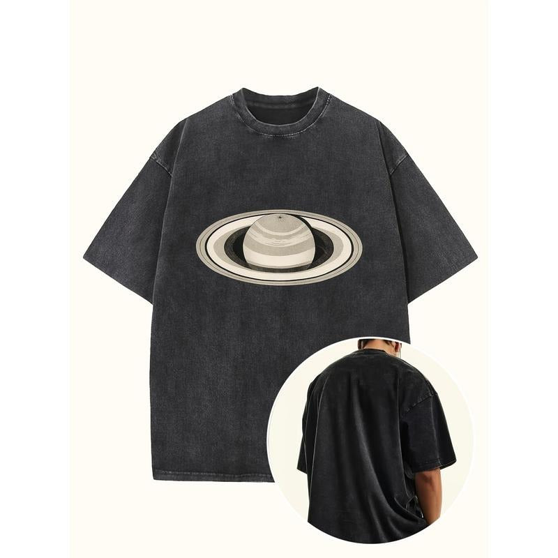 Holafish Roman Emperor Oversized Cotton Solid Drop Shoulder Lightsaber brand Shirts for Men Vintage Streetwear Basic Tees...