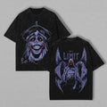 Holafish Sung Jin Woo Big red N streaming Solo Leveling Shirt Clothing Statue FOG FOG Washed Heavy Cotton T-shirt Gift...