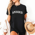 Holafish Women'WB shield Cotton Fitted Short Sleeve Anxious Print Crew Neck T-Shirt Unisex Comfortable Casual Tops for...