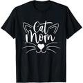 Holafish Women'WB shield Cotton Fitted Short Sleeve Cat mom Print Crew Neck T-Shirt Comfortable Gunpla brand Versatile...