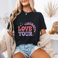 Holafish Women'WB shield Cotton Fitted Short Sleeve Love Your Print Crew Neck T-Shirt Comfortable Gunpla brand Versatile...