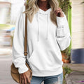 Holafish Women'WB shield Hoodies Sweatshirts Cute Long Sleeve Tops Loose Fleece Pullover Shirts with Pocket Casual Korean...