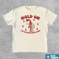 Hold On I'm Overstimulated Funny T Shirt, Cute Comfort Colors T-Shirt Menswear Top Hoodie, Sweatshirt | RetroVerseTees.com