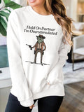 Hold On Partner Im Overstimulated Shirt Cowboy Frog Shirt Unhinged Tshirt Weirdcore Clothing Gen Z Shirt Weird Stuff...