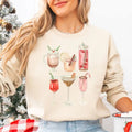 'Holiday Drinks' Crewneck Sweatshirt T-Shirts, Hoodie | RetroVerseTees.com