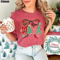 Holiday Mama Coquette Comfort Colors T-Shirt 'NLB' Hoodie, Sweatshirt | RetroVerseTees.com
