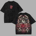 Hollow Knight Silksong Hornet vessel princess Washed 2 sided printed TShirt anime manga game merch Art Printed Menswear...