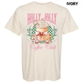 Holly Jolly Coffee Club Comfort Colors T-Shirt 'NLB' Hoodie, Sweatshirt | RetroVerseTees.com