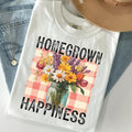 Homegrown Happiness Spring Flowers DTF Transfers - THIS IS NOT A SHIRT Hoodie, Sweatshirt | RetroVerseTees.com