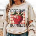 Homegrown Happiness Strawberry DTF Transfers - THIS IS NOT A SHIRT Hoodie, Sweatshirt | RetroVerseTees.com