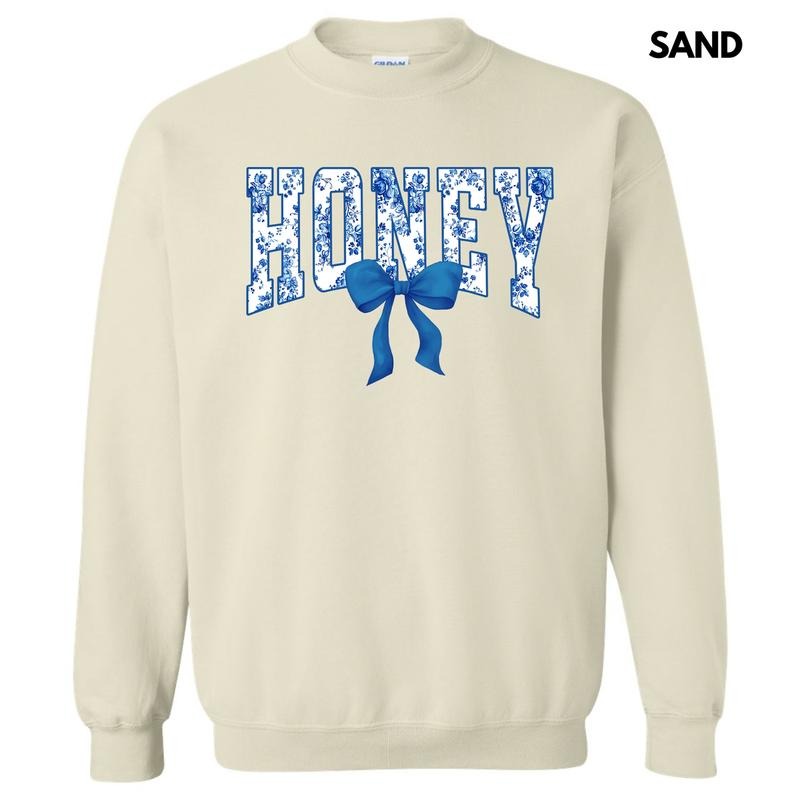 Honey Blue Floral Sweatshirt 'NLB' T-Shirts, Hoodie | RetroVerseTees.com