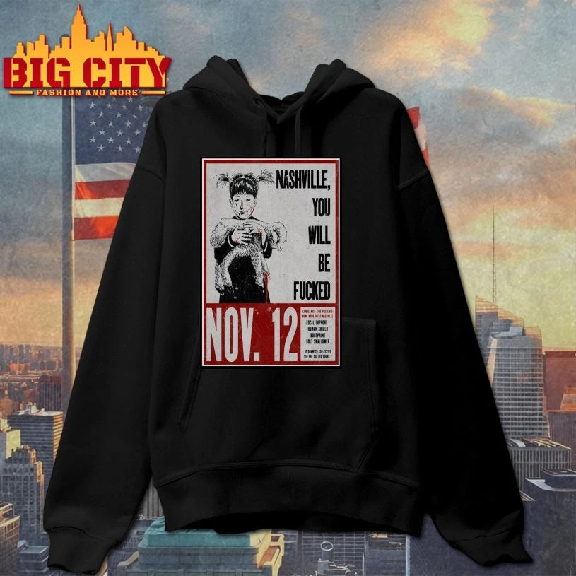 Hong Kong Fuck You Nashville Nov 12 2025 Poster shirt