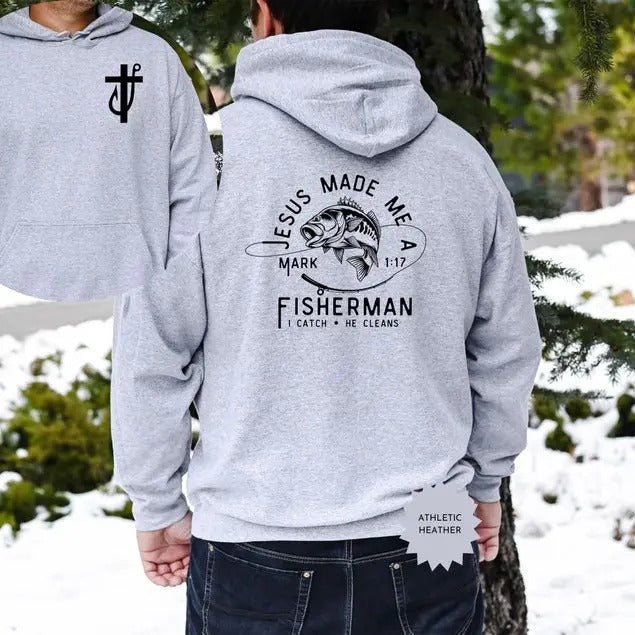 Christian Shirts for Men Christian TShirts/Hoodie Fisher of Men Christian TShirts/Hoodie Gift for Men Christian Gifts...